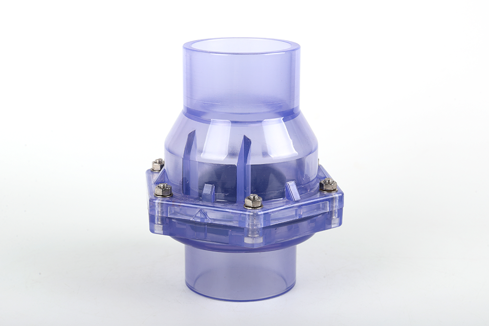 德兴透明翻板式止回阀